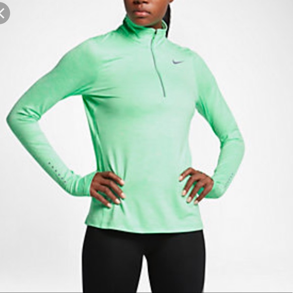 Green nike half zip Clearance